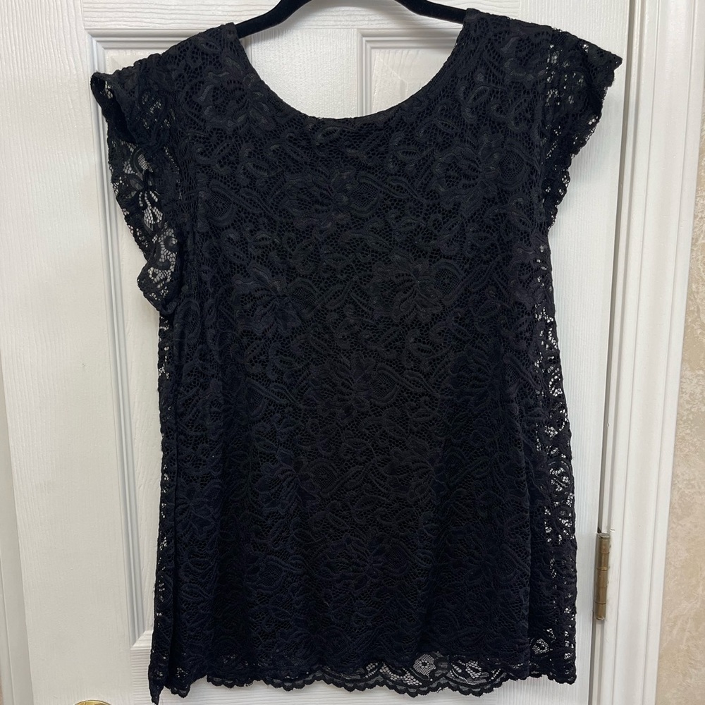 ModCloth stunning black lace blouse